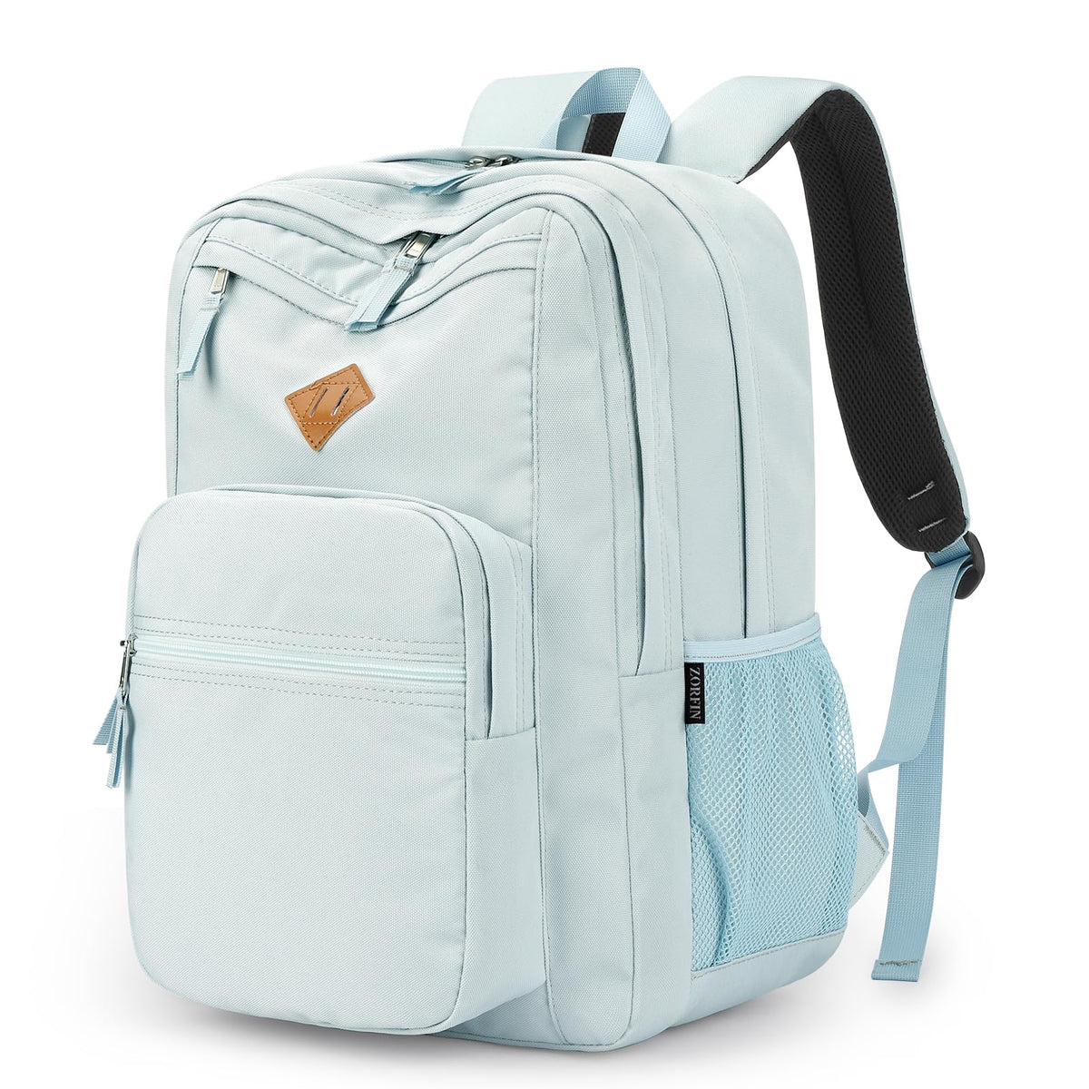 ZORFIN 26L Water-Resistant College and Travel Backpack
