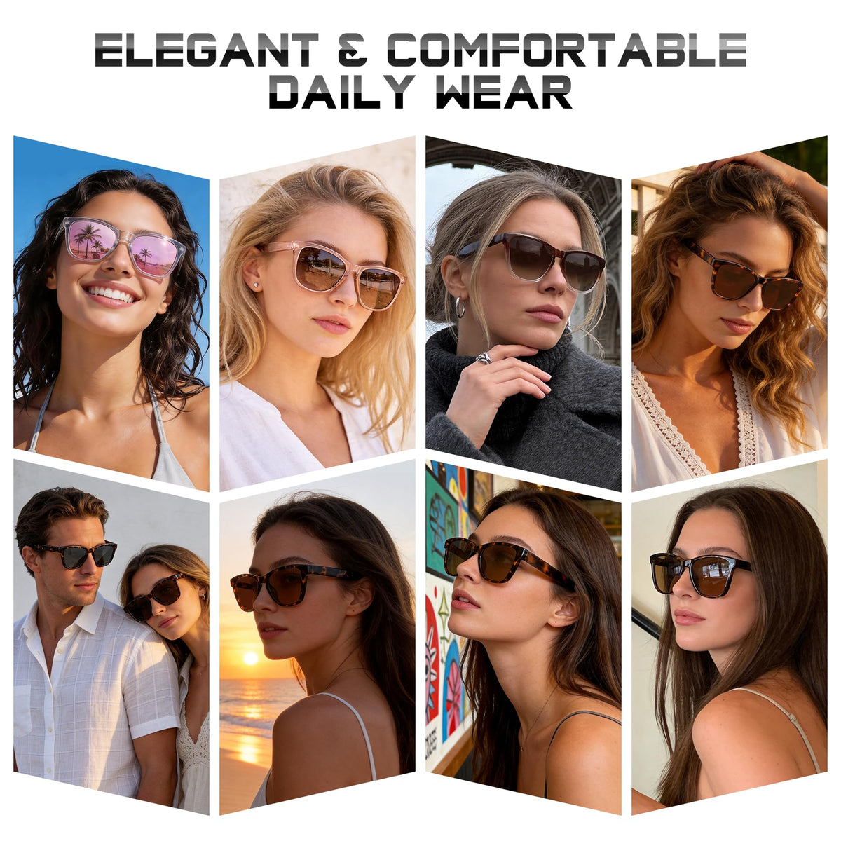 DANAMY Unisex Polarized UV Protection Sunglasses
