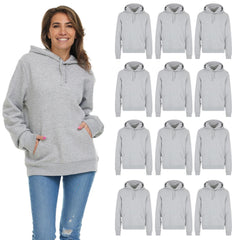 BILLIONHATS Women's Oversized Cotton Blend Hoodie Pack