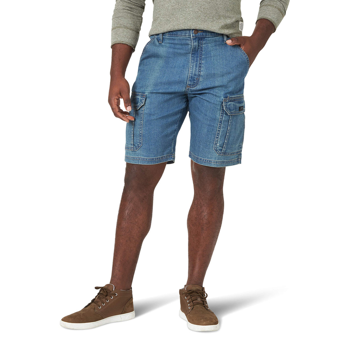 Wrangler Authentics Men's Classic Stretch Cargo Shorts